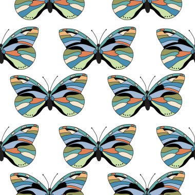 Kelebek kusursuz desen