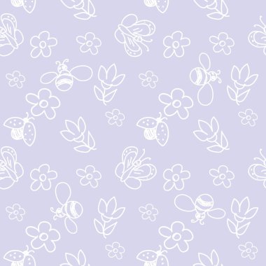 Bebek böcek seamless modeli