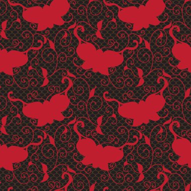 Kelebek sorunsuz vektör desen