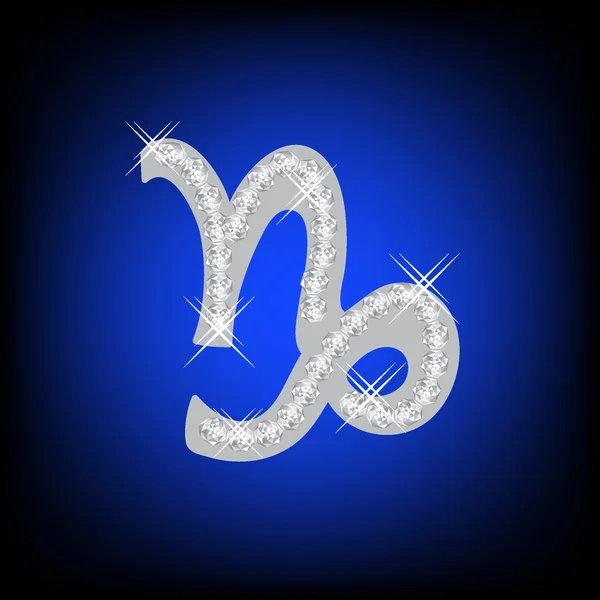 Zodiaque icône signe Capricorne — Image vectorielle