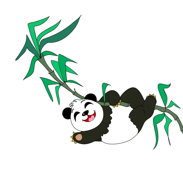 Boldog Panda — Stock Vector