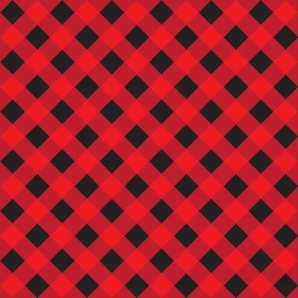 Células rojas y negras patrón vectorial sin costura — Archivo Imágenes Vectoriales