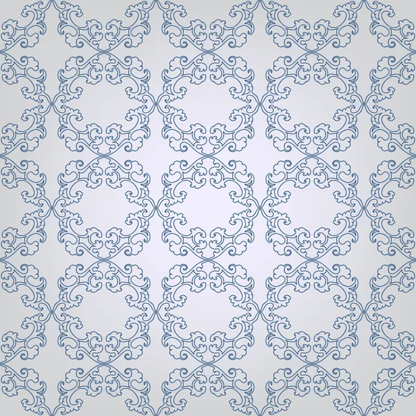 Damask Seamless PAttern — Stock Vector