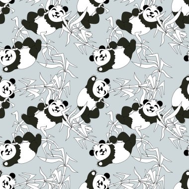 pandalar sorunsuz patternd