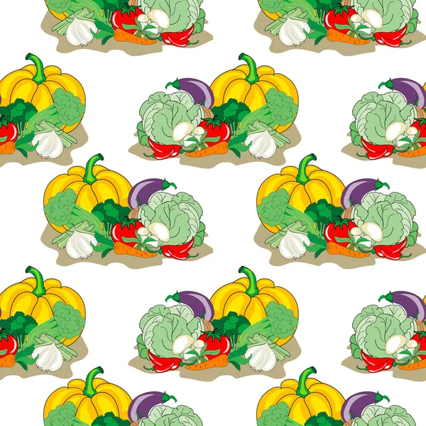 Vegetables Seamless pattern — Stock Photo, Image