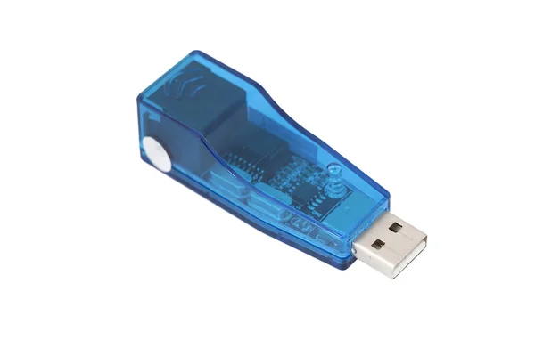 Porta de rede USB — Fotografia de Stock