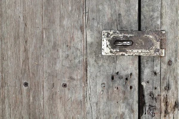 Porta velha destrancar (Natureza morta ) — Fotografia de Stock