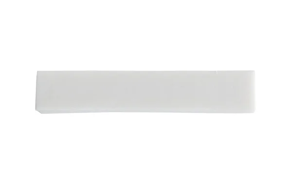 Rubber eraser isolated on white background — Stock Photo, Image