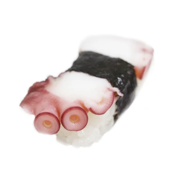 Tako sushi isolato su sfondo bianco — Foto Stock