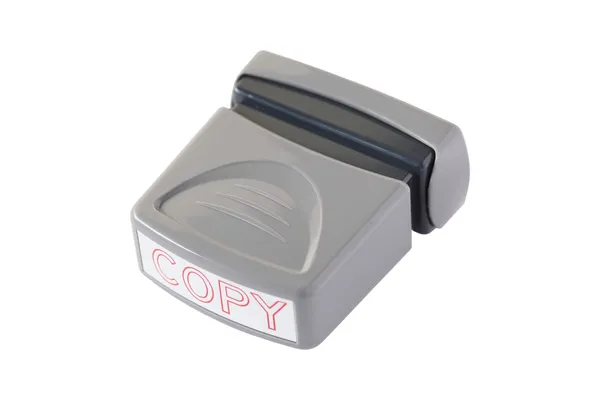 Copiar sello de goma aislar sobre fondo blanco — Foto de Stock