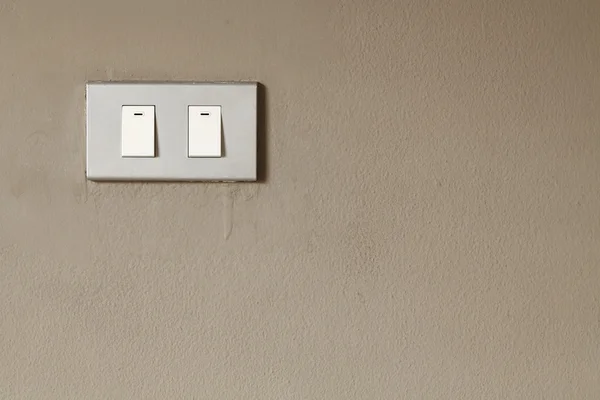 Lighting switch on wall — Stock Photo, Image