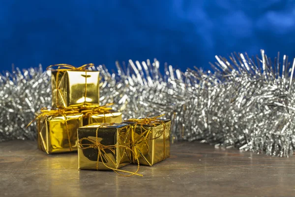 Roztomilý zlatý box — Stock fotografie