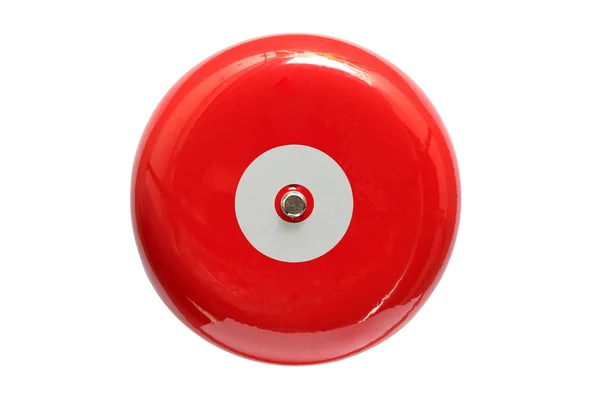 Red fire alarm isolated on white background — Stock Photo, Image