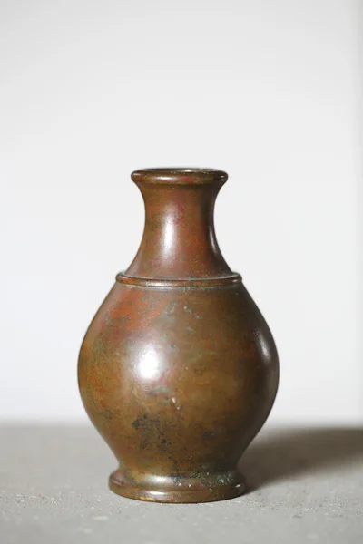 Small antique bronze vase — Stock Photo, Image