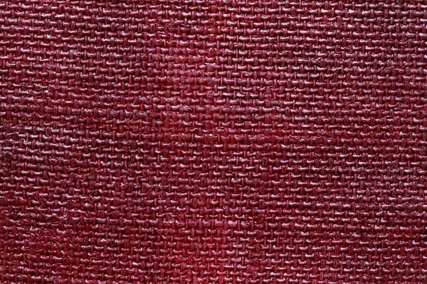 Textura de placa de linho vermelho — Fotografia de Stock