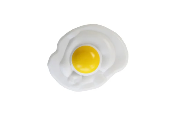 Hračky vejce plast izolovaných na bílém pozadí — Stock fotografie