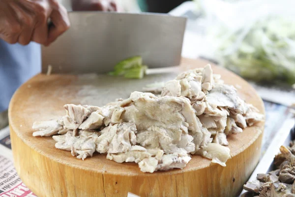 Chicken chopped — Stock Photo, Image