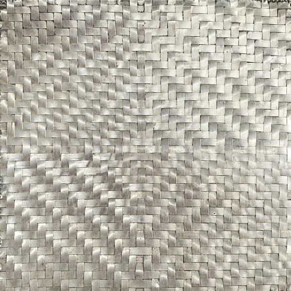 Gümüş hasır doku — Stok fotoğraf