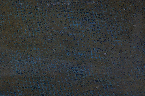 Sucio en pintura de laca azul — Foto de Stock
