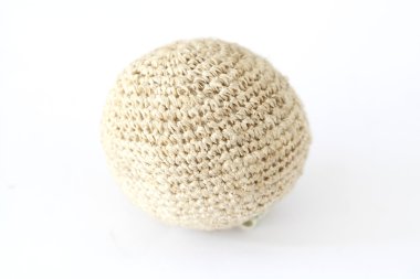 Beyaz arka plan üzerinde izole farbic topu