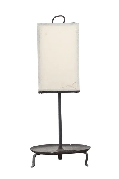 Antique paper lentern isolated on white background — Stock Photo, Image
