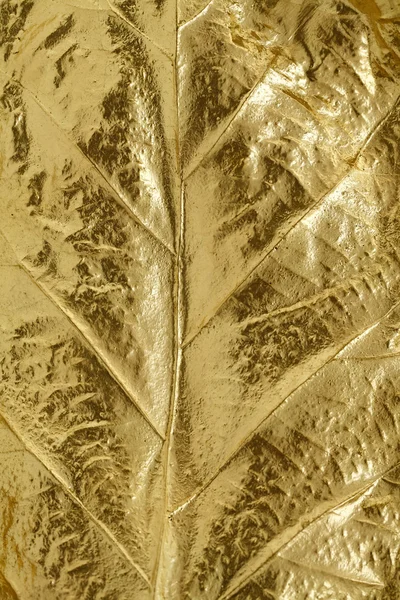 Golden leaf texture — Stock Photo, Image