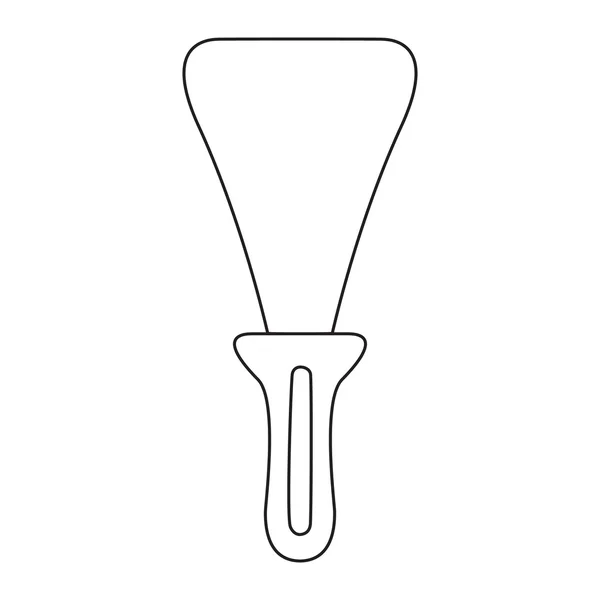 Trowel isolated on white background — Stock Vector