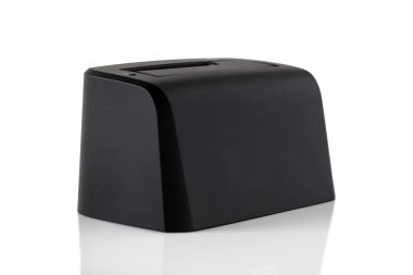 sert yuvarlak yüzey götürmek rıhtım istasyon beyaz arka plan üzerinde izole