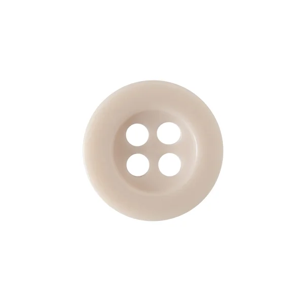 Ivory shirt button — Stock Photo, Image