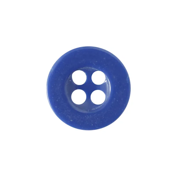 Blue shirt button — Stock Photo, Image