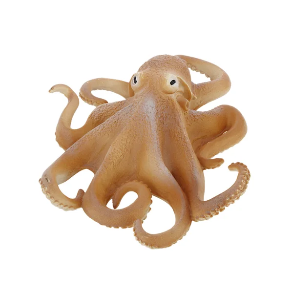 Octopus rubber geïsoleerd op witte achtergrond흰색 배경에 고립 된 문 어 고무 — Stockfoto
