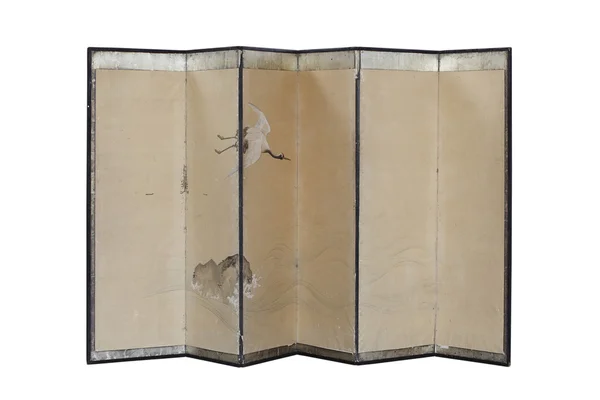 Античный японский экран — стоковое фото
