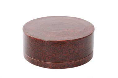 Beyaz arka plan üzerinde izole antika vernik gereçleri