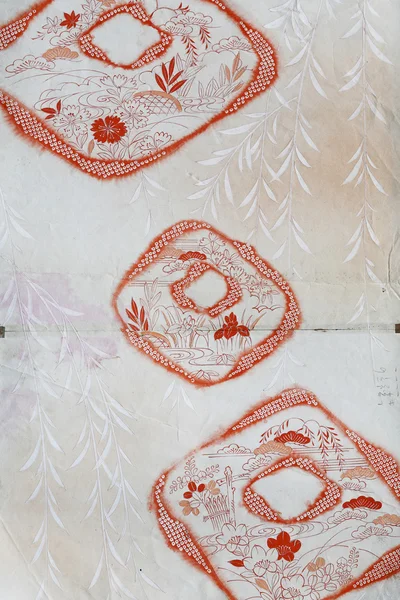 Antyczne japoński papier wzór — Zdjęcie stockowe
