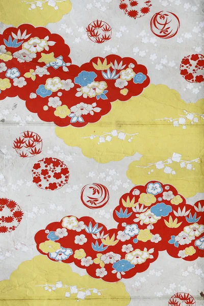 Modèle de papier japonais antique — Photo