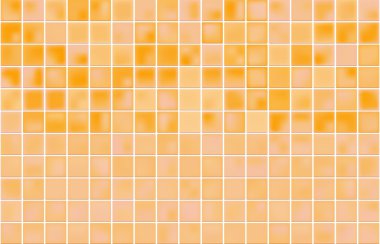 Turuncu mozaik döşemeli arka plan