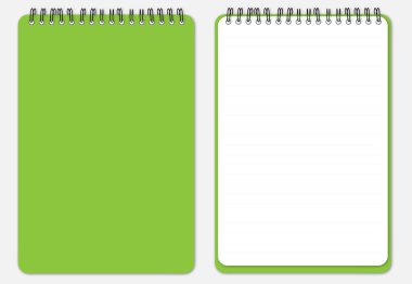 Yeşil kapaklı defter