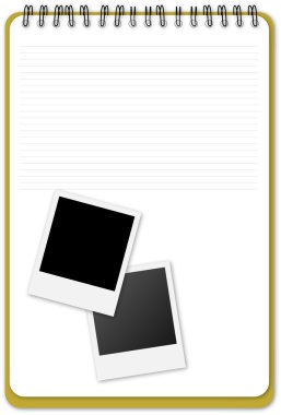 defter ile fotoğraf