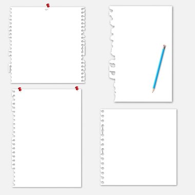 Not kağıdı topluluğu çeşitli sökük
