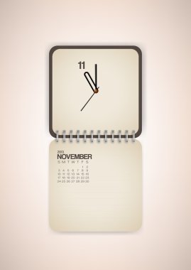 2013 takvimi Kasım saat