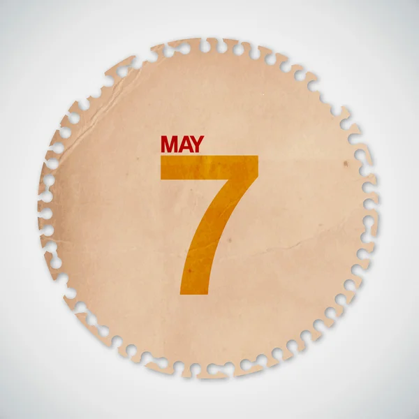 7 мая на сайте Circle Old Torn Paper Vector — стоковый вектор