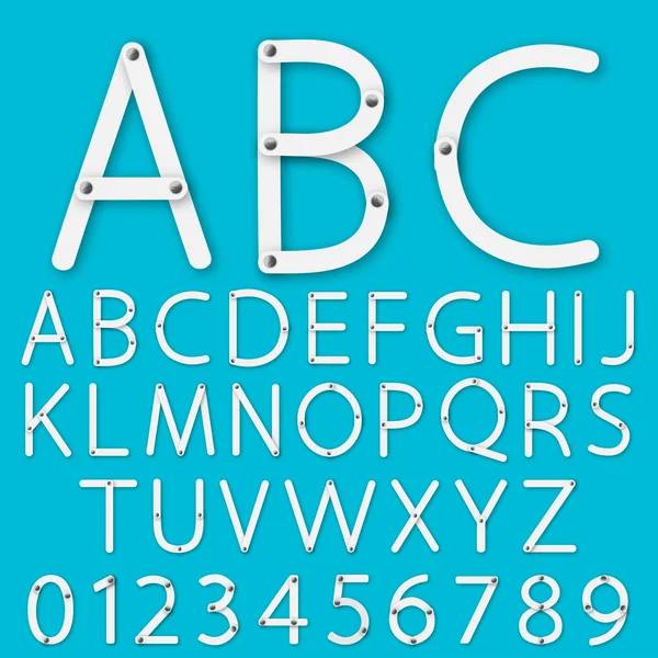 Set of alphabet vector — Stock Vector