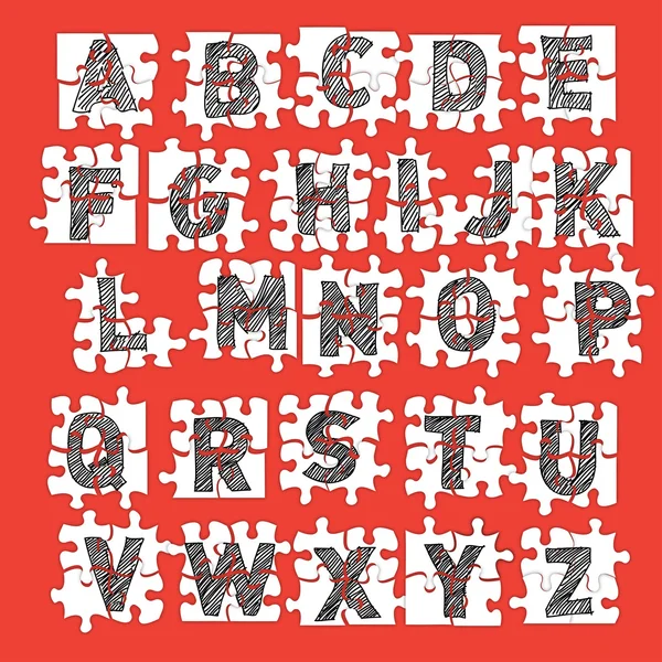 vektör çizimi alfabesi