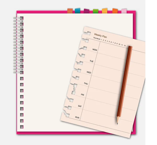 defter ile haftalık zamanlama