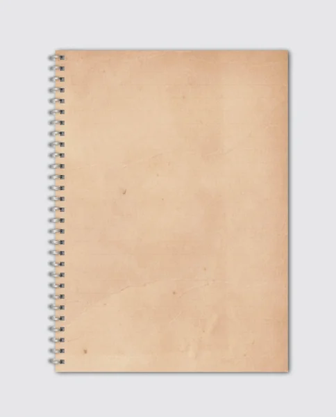 Gamla grunge notebook — Stock vektor