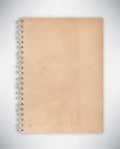 Gamla textur notebook skalet — Stock vektor