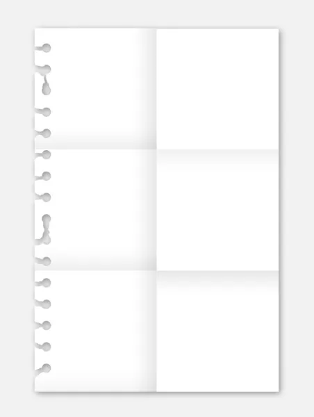 しわくちゃの紙 — ストックベクタ