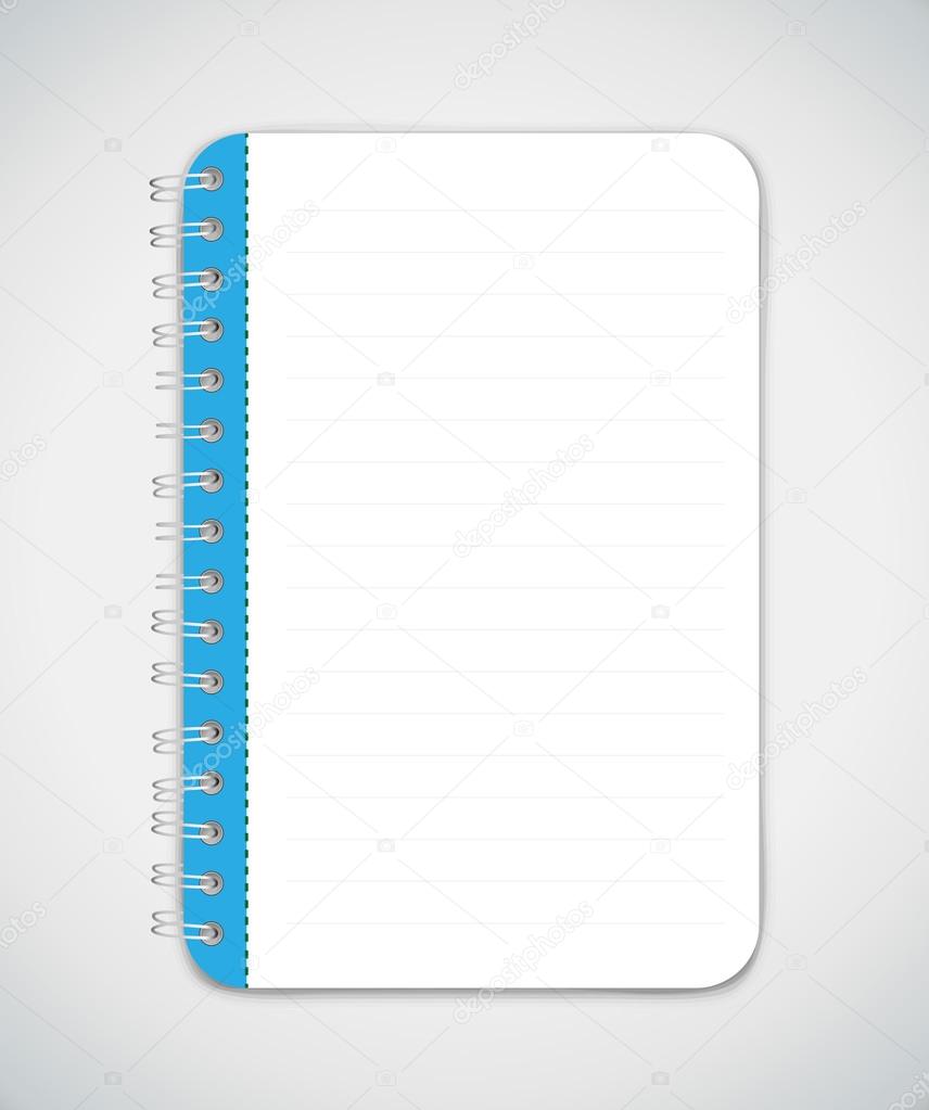 Blue notebook