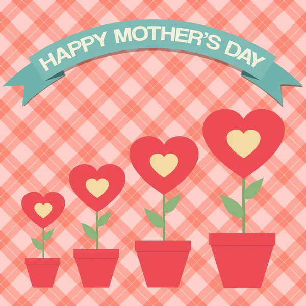 Glad mors dag gratulationskort — Stock vektor