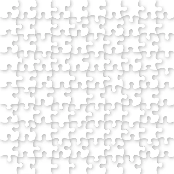 Puzzle blanc blanc vierge — Image vectorielle